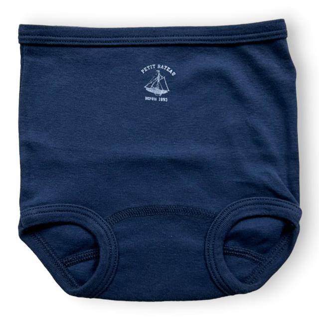 PETIT BATEAU, Bloomer bleu, 12 mois