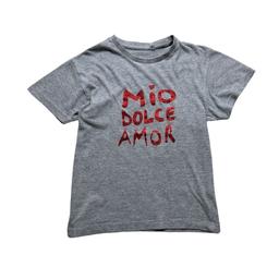 VINTAGE, T-shirt gris "Mio dolce amor", 6 ans