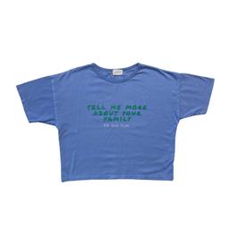 WE ARE KIDS, T shirt bleu à inscriptions, 8/9 ans