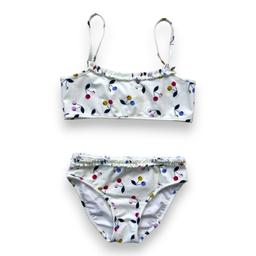 BONPOINT, Maillot de bain 2 pièces motifs cerises (neuf), 10 ans