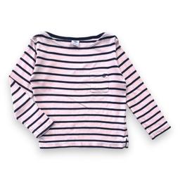 PETIT BATEAU, Marinière rose, 6 ans