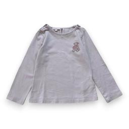 GUCCI, T-shirt à manches longues rose avec imprimé, 2 ans