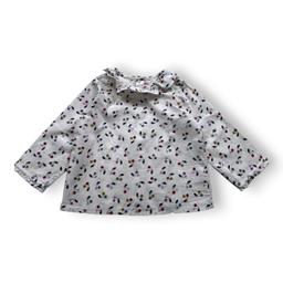 BONPOINT, Blouse blanche motif cerise, 2 ans