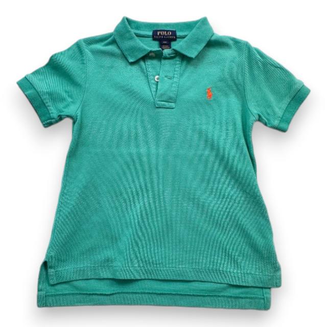 RALPH LAUREN, Polo vert à manches courtes, 4 ans