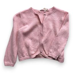 BONPOINT, Cardigan rose en cachemire, 12 mois