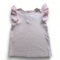 JACADI, Blouse rose avec volants, 4 ans