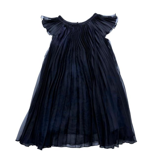 REPETTO, Robe noire plissée, 8 ans