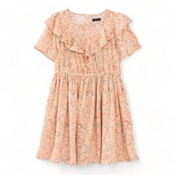 IKKS, Robe manches courtes rose à imprimé floral, 3 ans