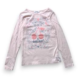 BONPOINT, T-shirt à manches longues rose avec imprimés, 10 ans