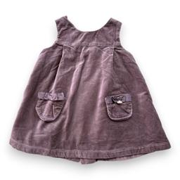 TARTINE & CHOCOLAT, Robe en velours marron, 18 mois