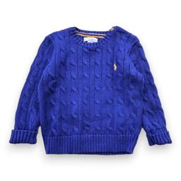 RALPH LAUREN, Pull bleu, 2 ans