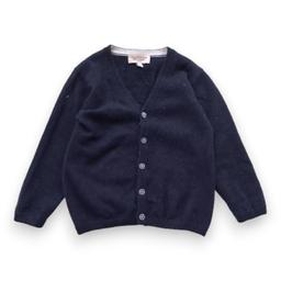 CASHMIRINO, cardigan bleu marine en cachemire, 2 ans