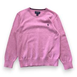 RALPH LAUREN, Pull rose à manches longues, 7 ans