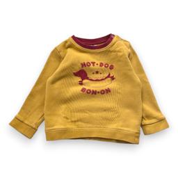 BONTON, Sweat jaune avec imprimé, 3 ans