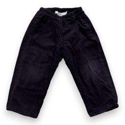 BONPOINT, Pantalon noir en velours, 2 ans