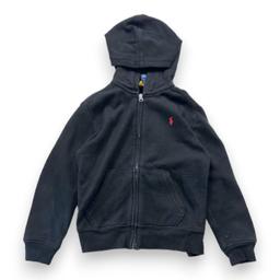 RALPH LAUREN, sweat à capuche zippé noir, 6 ans