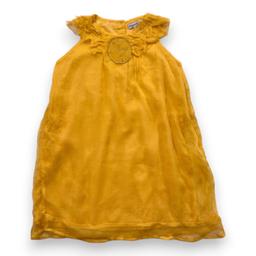 BLEU COMME GRIS, Robe jaune en tulle, 4 ans