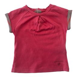 BURBERRY, T-shirt rose, 6 mois