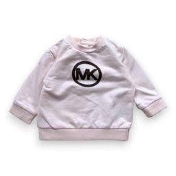 MICHAEL KORS, Sweat rose avec imprimé "MK", 3 mois