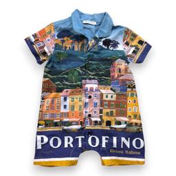 DOLCE & GABBANA, Combinaison imprimé Portofino, 6 mois