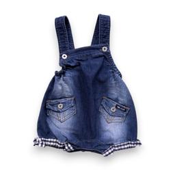 DOLCE & GABBANA, Combi-short bleue en jean, 3 mois