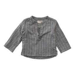 LOUIS LOUISE, Blouse grise à rayures, 6 mois