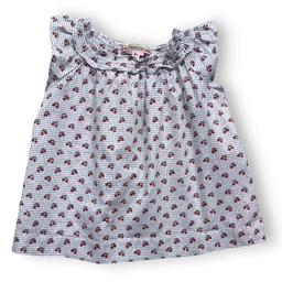 BONPOINT, Robe sans manches motifs cerises, 6 mois