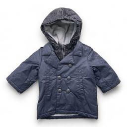 IKKS, Manteau bleu marine neuf, 6 mois