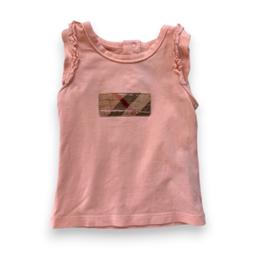 BURBERRY, T-shirt rose à manches courtes, 6 mois