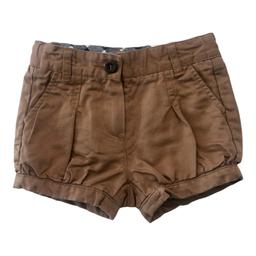 BURBERRY, Short marron en lin, 6 mois