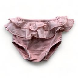 TOCOTO VINTAGE, Bloomer rose avec volants, 6 mois