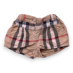 BURBERRY, Short beige imprimé check burberry, 6 mois