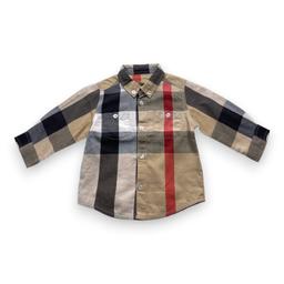 BURBERRY, Chemise à carreaux, 6 mois