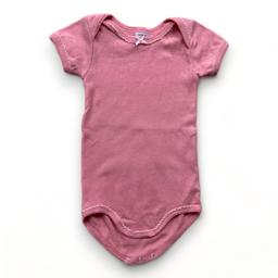 PETIT BATEAU, Body rose à manches courtes, 6 mois