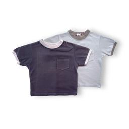 BONPOINT, Lot de 2 t shirts brodés > dans le dos, 18 mois