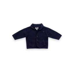 ARMANI BABY, Blazer en coton bleu marine, 3 mois