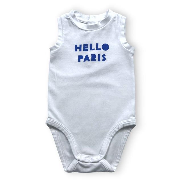 JACADI, Body blanc "hello paris", 6 mois