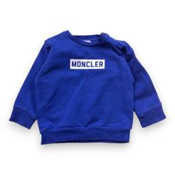 MONCLER, Sweat bleu "Moncler", 9 mois