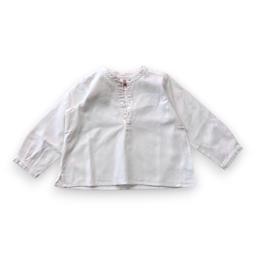 BONPOINT, Blouse à manches longues blanche, 18 mois