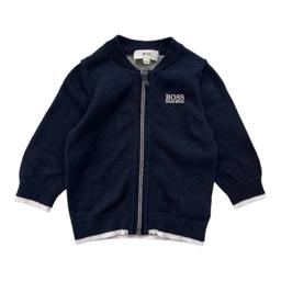 HUGO BOSS, Cardigan bleu marine, 9 mois