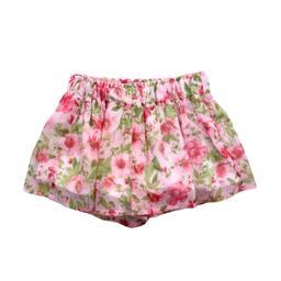 MAYORAL, Jupe / Short rose à fleurs, 18 mois