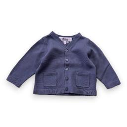 BONPOINT, Cardigan gris, 6 mois