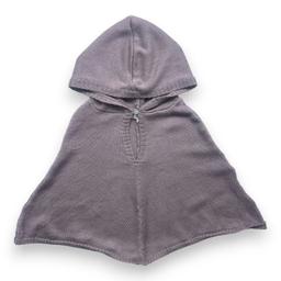 MARIE PUCE, Poncho en laine gris, 12 mois