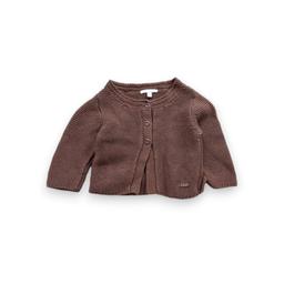 CHLOE, Cardigan marron, 3 mois