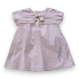 CHLOE, Robe en soie rose, 3 mois