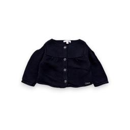 CHLOE, Cardigan noir, 3 mois