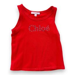 CHLOE, T-shirt rose imprimé "Chloé", 6 mois