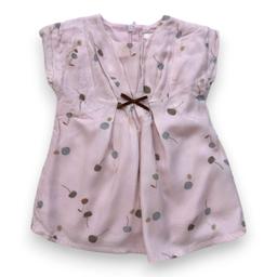 CHLOE, Robe rose avec imprimés, 3 mois