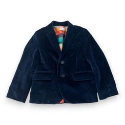 PAUL SMITH, Veste blazer bleu en velours, 4 ans