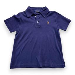 RALPH LAUREN, T-shirt bleu marine et col polo, 3 ans